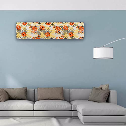 Image of Glassiano Marigold Plus Dustproof Stretchable with Elastic 1.5 Ton & 2 Ton Split indoor Ac Cover Compatible for Panasonic All Model