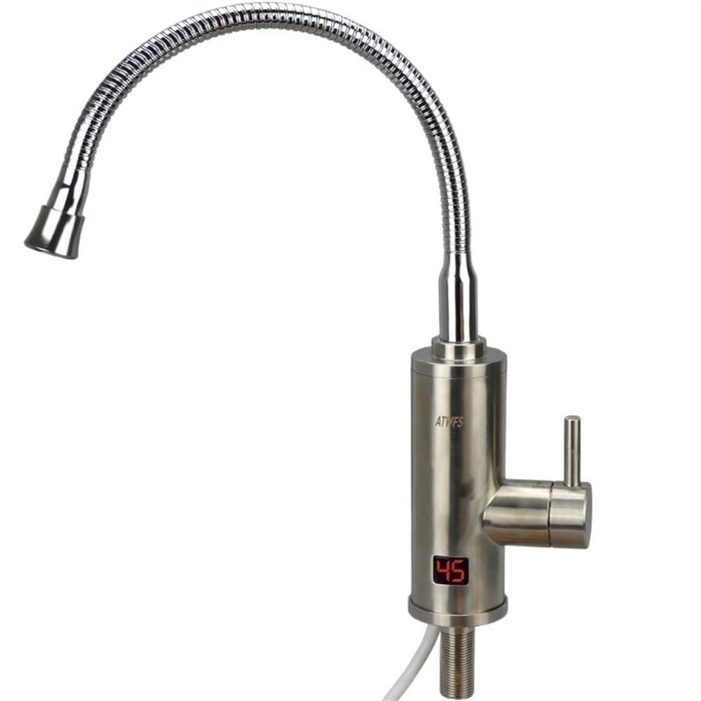 Electric Tap Stainless Steel 220v 3000w Water Heater Faucet Kitchen Electric Heating Tap Instant Hot Heaters