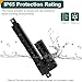 JQDML 34 Inch Stroke Linear Actuator 12V Heavy Duty 440lbs/2000N IP65 Waterproof Electric Actuator Speed 0.31
