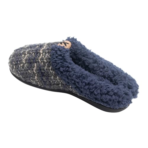 Roxoni Women's Tight Knit Clog With Fleece Trim Comfortable House Slipper3