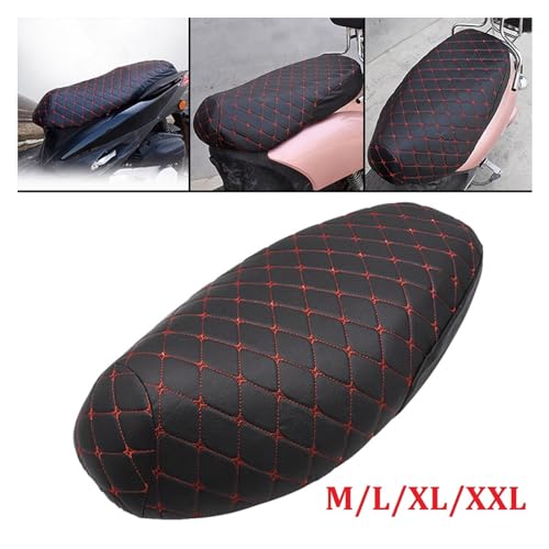 Cojín para moto que evita resbalones con funda de asiento transpirable de PU 2