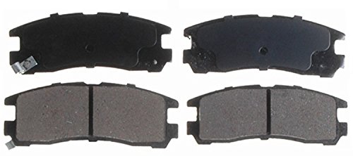 ACDelco Advantage 14D383C (19286029) Ceramic Rear Disc Brake Pad Set with Wear Sensor
