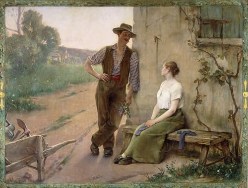 Impresiones de arte en alta definicion Henri Adrien Tanoux obra costumbrista para colgar