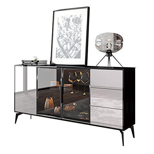 QINJIE Consola de aparador Moderno, Consola, Mesa, sofá, aparador, Armario de Almacenamiento, para Pasillo, Entrada, Sala de Estar, Cocina,63in