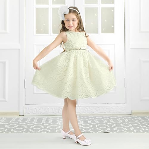 Image of PANDNAINJIA Girls Dress Shoes Toddler Heels Mary Jane Pumps