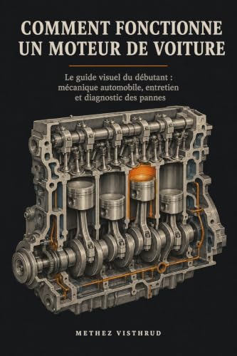 Comment fonctionne un moteur de voiture: Le guide visuel du débutant : mécanique automobile, entretien et diagnostic des pannes