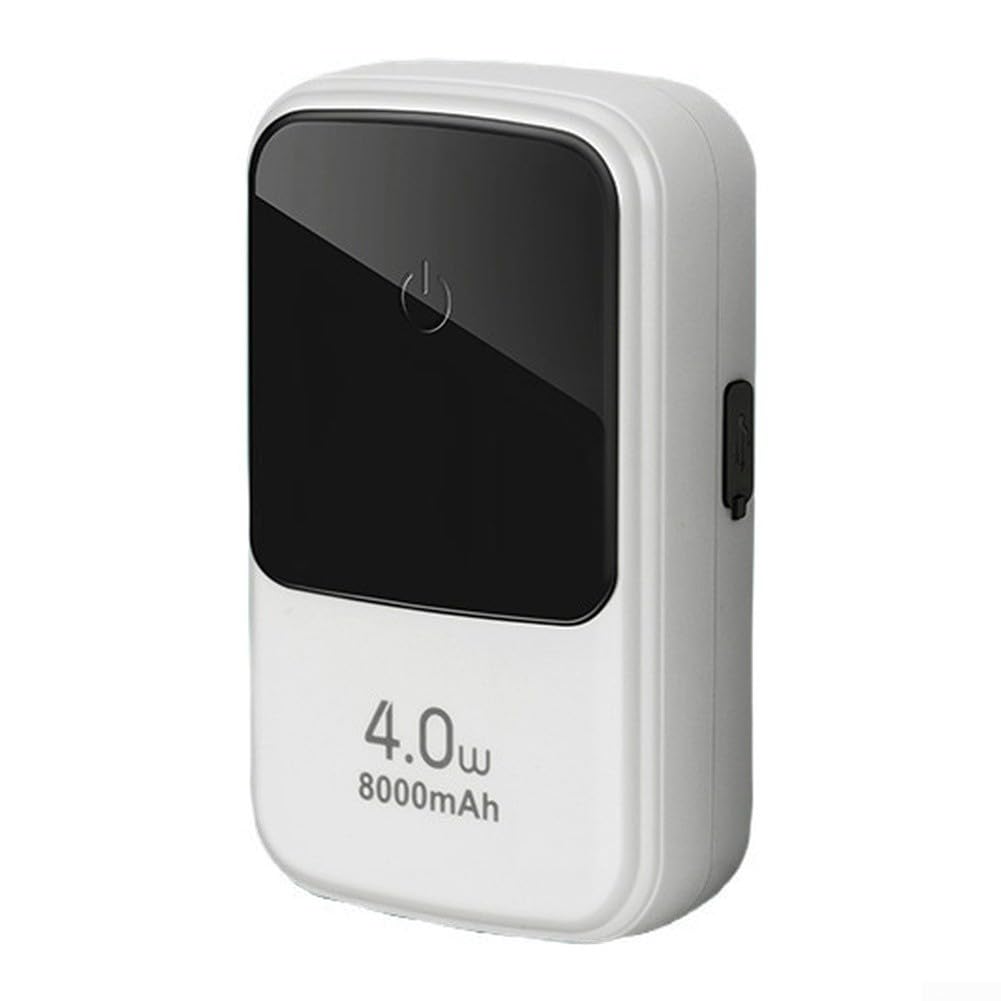 Bomba de aire recargable para acuario con batería de litio de 1500/4000/8000 mAh, diseño súper silencioso para cubos, salida de oxígeno ajustable, protección automática y función de carga