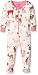 Hatley Girls' Deer and Bunnies Footed Coverall