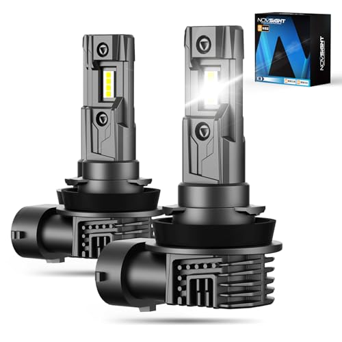 NOVSIGHT�yᩒ��z�V���[�Y LED �w�b�h���C�g H8 H9 H11 H16 LED �t�H�O�����v�y�V��Ԍ��Ή��E30W*2�E�����z2�N�ۏ� | 8�{���邳UP 1:1�T�C�Y 100000���Ԃ̒����� �t�@�����X ���ɐ� ���t���ȒP �������� �L
