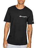 Champion LIFE Men's Heritage Tee, Black/Patriotic 'C' Logo, L