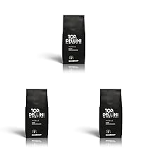 Pellini Top Nobile Caffè Macinato Moka – Caffè Intenso e Raffinato, Note di Mandorla, Tostatura Lenta, Aroma Equilibrato, Autentico Espresso Italiano, 185g, Formato Morbido con Valvola Salvafreschezza
