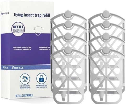 Amazon.com : 8 Pack Flying Insect Trap Refill Cartridges Compatible ...