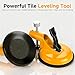Adjustable Height Setter - Professional Countertop Leveling Tool, Granite Marble Countertop Seam Leveling Tool, Floor Gap Tightener, for Granite, Marble, Quartz Slabs(2yellow)