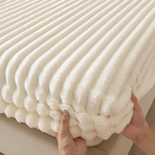 Highdi Spannbettlaken Vier Jahreszeiten, Winter Warm Plüsch...