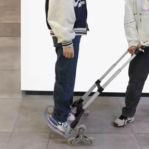 Carrinho de Carga Sobe Escada Dobrável Multifuncional Até 70kg