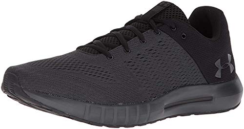Under Armour Men's Micro G Pursuit Running Shoe, Anthracite (104)/Black, 10.5