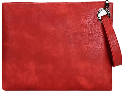 Image of DIHKLCIO Evening Bags Purse Envelop Clutch Chain Shoulder Womens Wristlet Handbag Foldover Pouch black