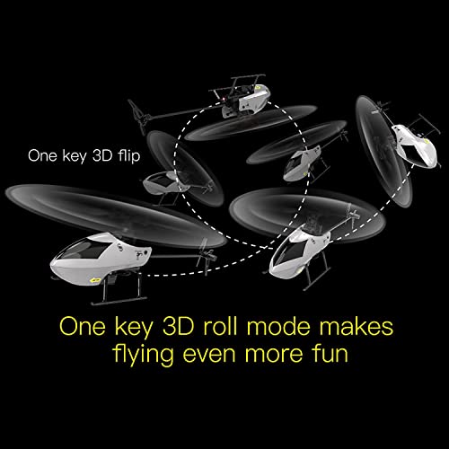 Image of GoolRC C129 V2 RC Helicopter, 4 Channel Remote Control Helicopter with 6-Axis Gyro, 2.4Ghz RC Aircraft with 3D Flips, Altitude Hold, One Key Take Off /Landing for Adults and Beginners