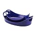 Rachael Ray Stoneware 1-1/4-Quart and 2-1/4-Quart Oval Bubble & Brown Baker Set, Blue