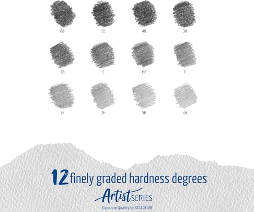 Image of STAEDTLER Mars Lumograph Art Drawing Pencils