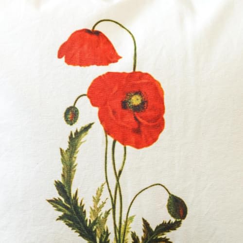 Image of Blooming Garden Printed Accent Cushion Cover for Home Decor, Sofa Pillow Cover, Premium Fabric, Pack of 1