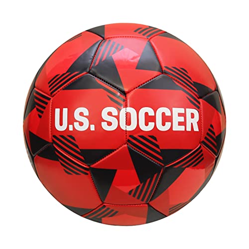 Icon Sports Official Licensed U.s. Soccer Ball - Red Prism #TOP2