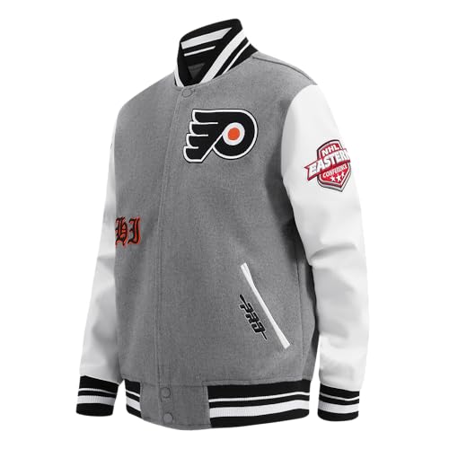 Image of Pro Standard Mens NHL Old English Varsity Jacket