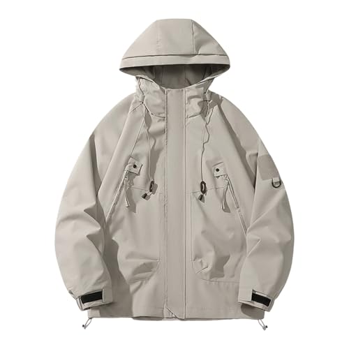 Veste imperméable coupe-vent homme veste de sport légère unie à poches