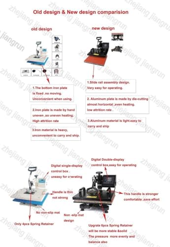 Máquina de termoimpresión 7 en 1 para ropa y objetos miniatura 4