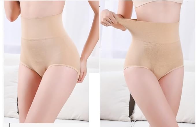 Image of Women's Tummy Tucker High Waist Shapewear with Anti Rolling Strip Panties