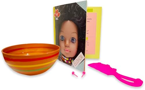 Miniatura 5 de Auldon Toys Amaka Girl Doll - Muñeca pequeña africana negra de 14 pulgadas, regalo para niños mayores de 3 años