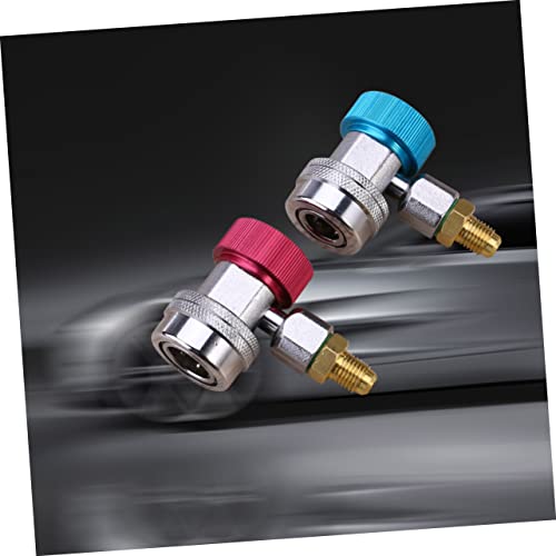 VICASKY Conector Adaptador 2Pcs Refrigerante Compatível Ar Condicionado Ac Para Carro Conectores Aut
