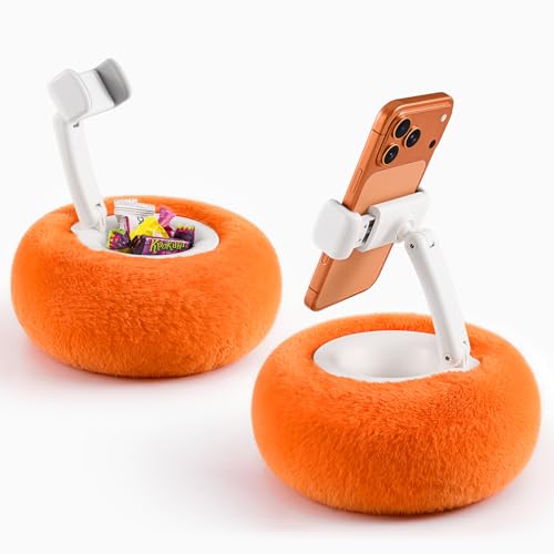 nediea Adjustable Phone Pillow Stand with Snack Bowl & Suction Cup Base - image 1