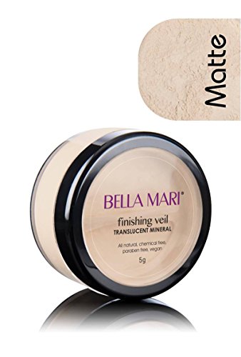 Bella Mari Natural Mineral Finishing Veil, Translucent; 0.2oz