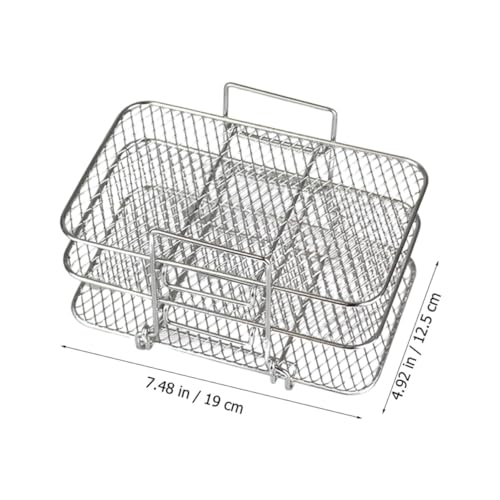 Soporte desmontable para freidora de aire ideal para preparar aperitivos saludables en casa 3