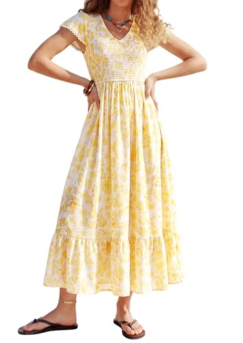 Kate Kasin Long Spring Dresses for Women, Summer Maxi Dress