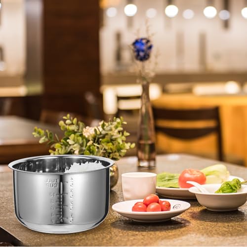 Pot intérieur en acier inoxydable pour cuiseur à riz 5l polyvalent robuste