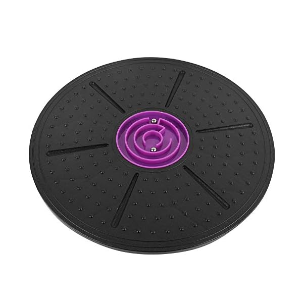 Adjustable Balance & Rocker Board Purple Labyrinth Wobble Balance Board Yoga Training Fitness Exercise Stability Disc…