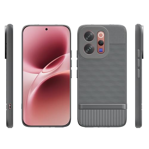 Image of Shockproof Case Compatible with Vivo V70 5G / V70 Elite 5G | Full Camera Protection | TPU Flexible Back Cover for Vivo V70 5G / V70 Elite 5G (Graphite Grey)