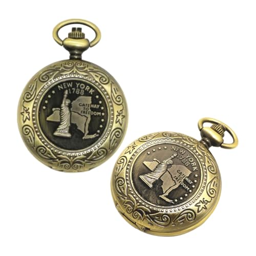 Brújula de bolsillo vintage estilo reloj 2 unidades