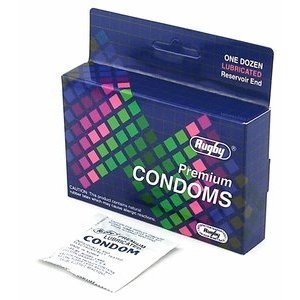 Rugby Premium Condoms 12 Count Pack of 3