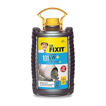 DR. FIXIT PIDIPROOF LW+, 200ml for 1 Bag Cement, Cement Tonic, Integral Waterproofing, 5 litre