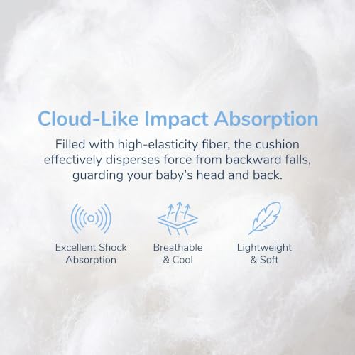 Image of Baby Head Protector Backpack - Soft & Lightweight Fall Cushion Backpack for Toddlers Walking and Crawling(Blue Astronaut)