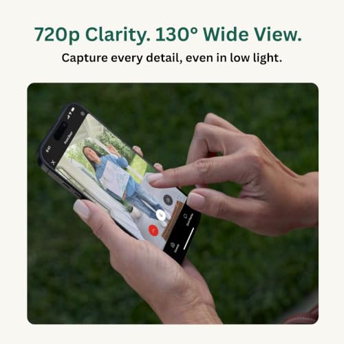 Image of Delitech Smart Wireless Video Doorbell 1MP | Battery-Powered | AI Motion Detection | Real-Time Notification | See & Talk to Visitor on Video Call | Night Vision | Free Installation*
