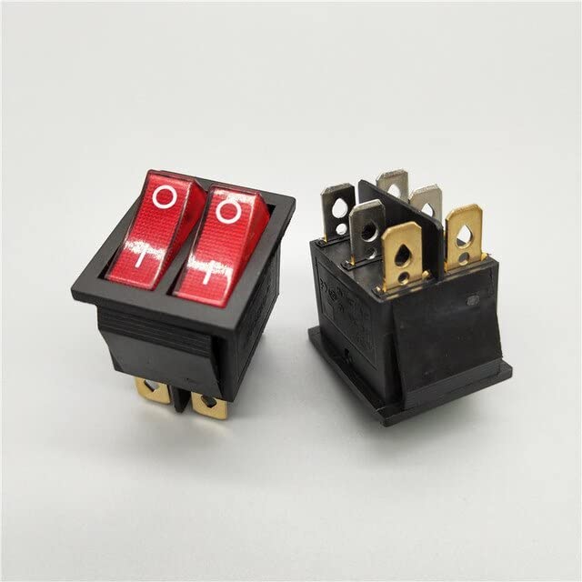 Interrupteur à bascule étanche CD8 6PIN 16A pour bateaux et circuits