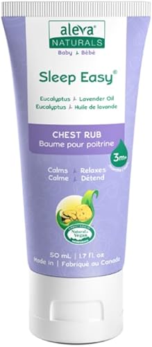 Aleva Naturals Masaje calmante y cómodo para el pecho, suave y fácil de usar, cuidado saludable del bebé, aromas refrescantes de aceites de
