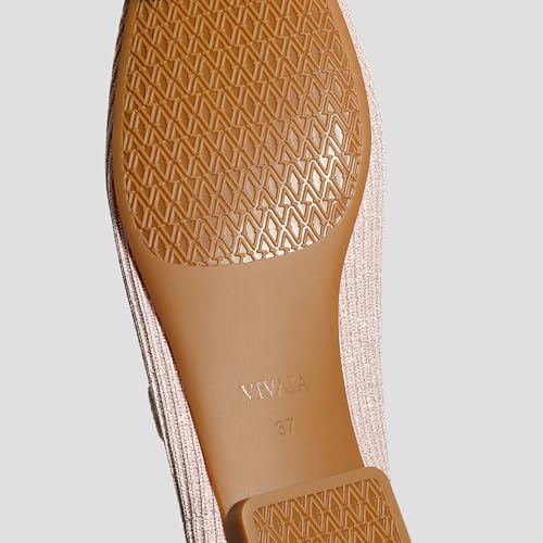 Image of VIVAIA Women's Margot Mary Jane Square-Toe Ballet Flats