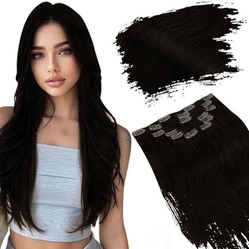 Ugeat Human Hair Clip in Extensions 20 Inch Hair Extensions