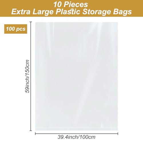 Sacs de rangement plastique géants pour protéger vos couettes et vélos