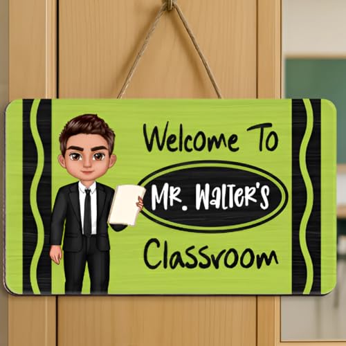Customizable Crayon Welcome Sign for Teachers - Personalized Classroom Decor Plaque for Back to School, Perfect Gift for New Educators and Teacher Appreciation - Image 5